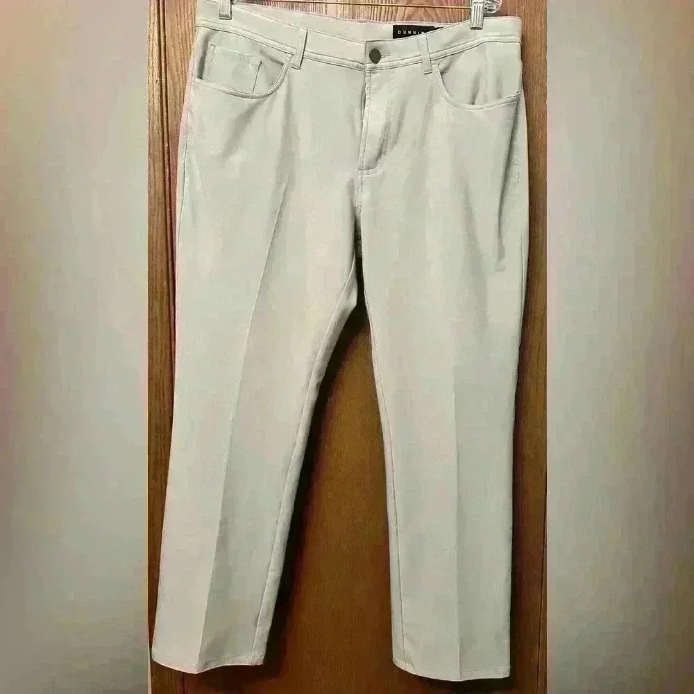 Dunning Performance Pants - Light Gray - Size‎ 34/32 - Stretch